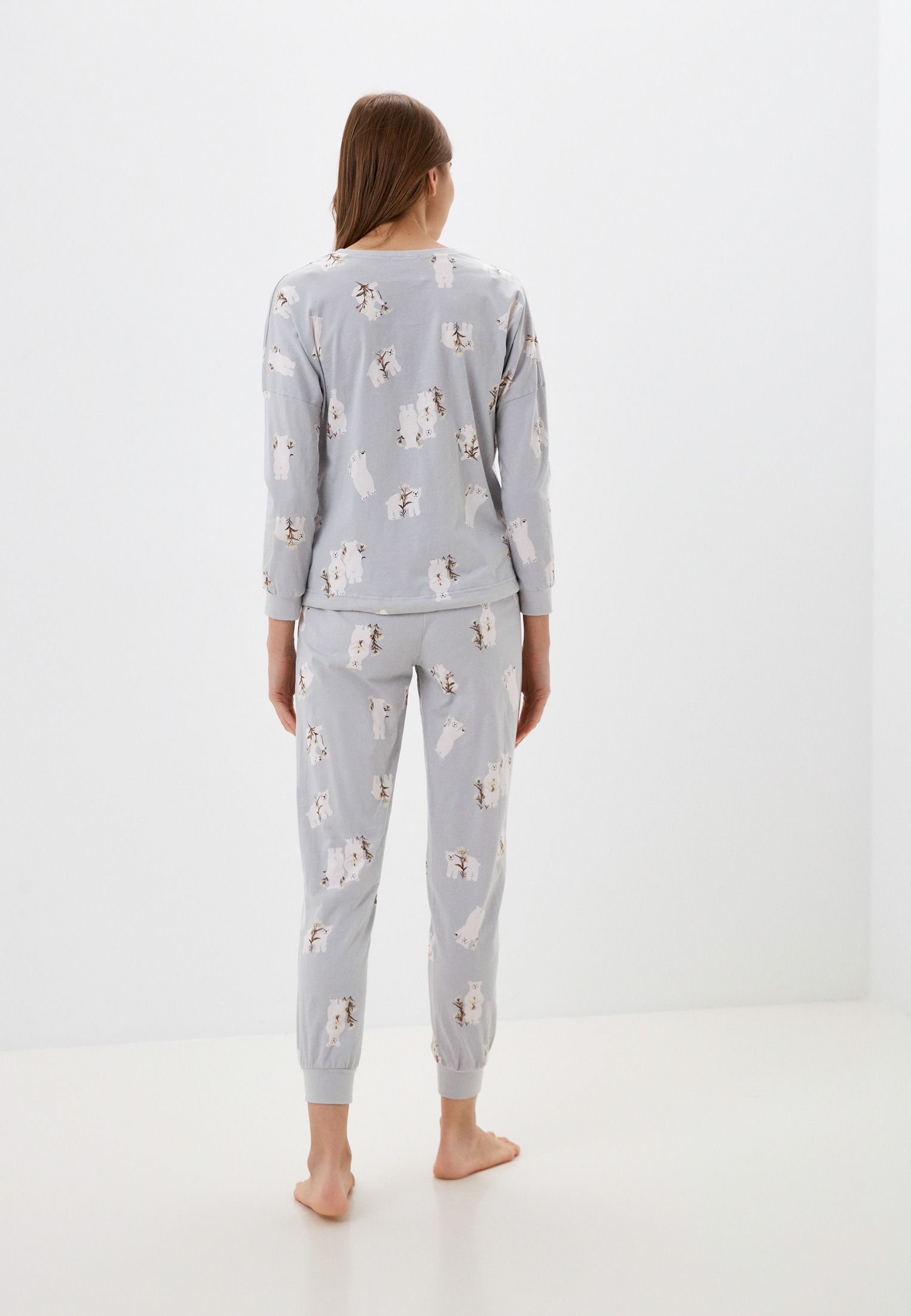 Indefini 1235tcc женская пижама (дл.рукав+брюки), 572000-1235TCC