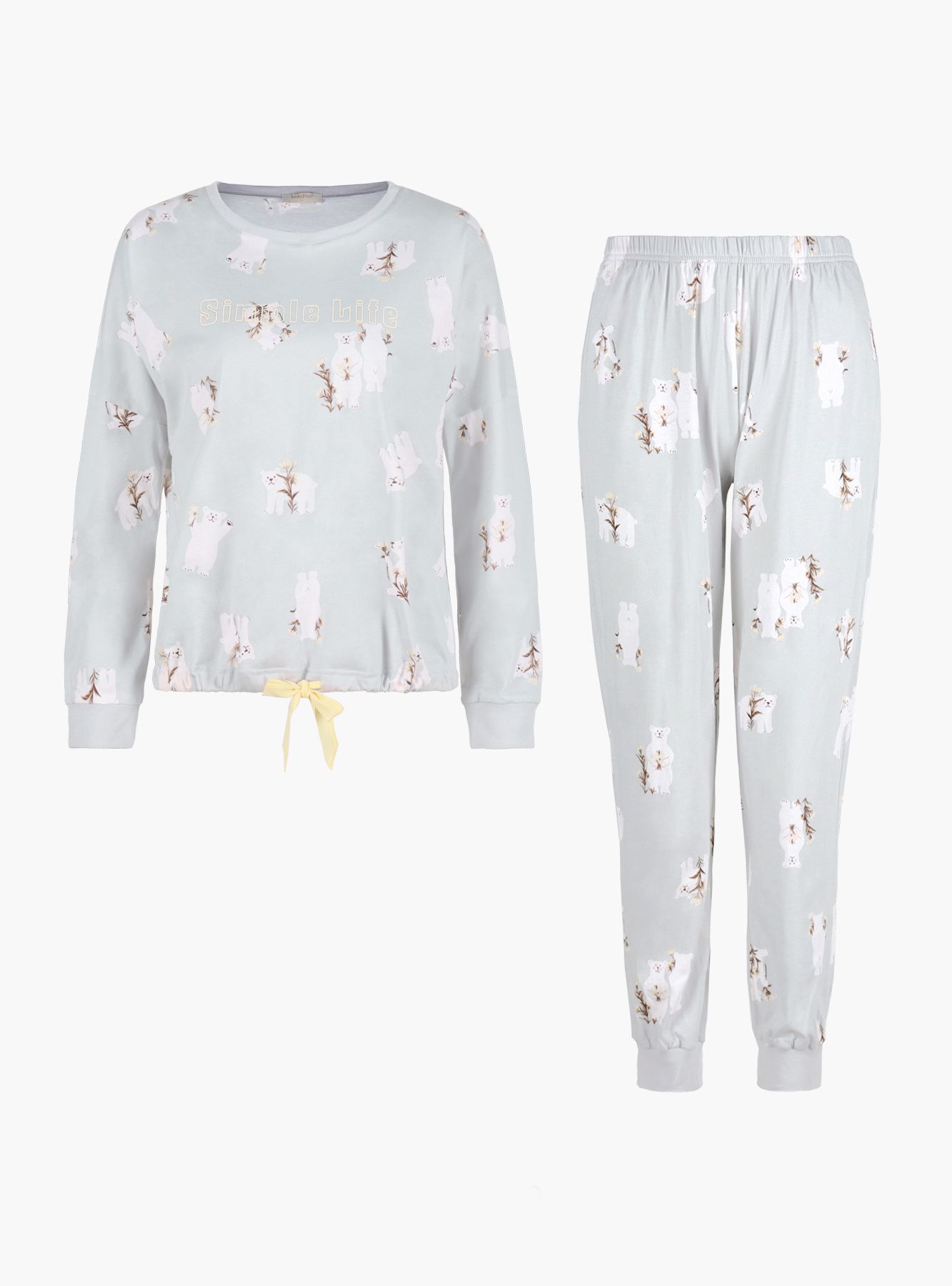 Indefini 1235tcc женская пижама (дл.рукав+брюки), 572000-1235TCC