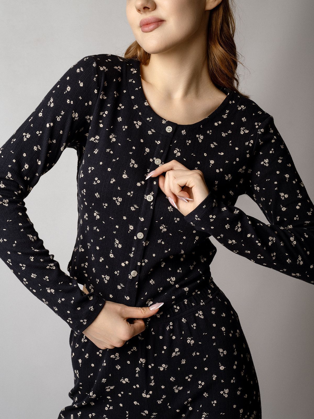  5152tcc женская пижама (дл.рукав+брюки), 5152TCC