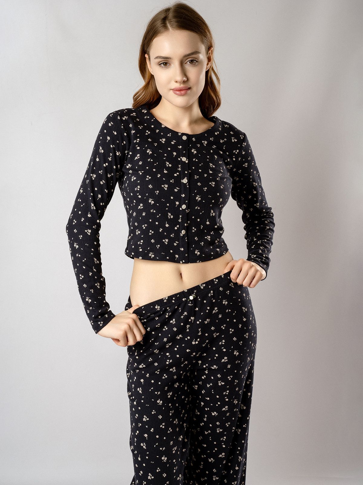  5152tcc женская пижама (дл.рукав+брюки) 5152TCC