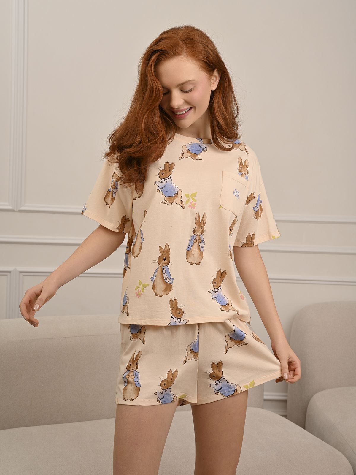  женская пижама с шортами (арт. 5261tbd), 5261TBD