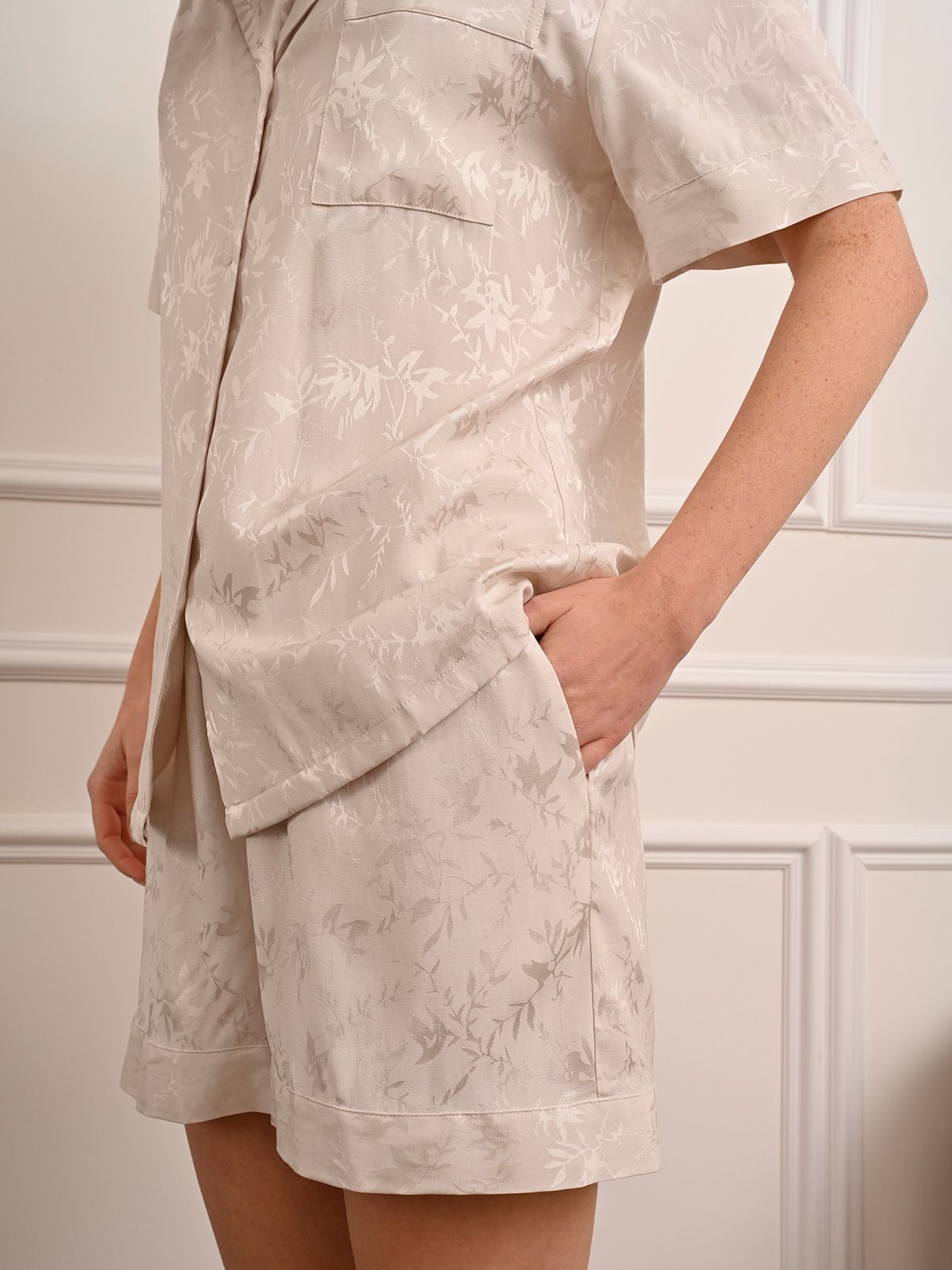  пижама с рубашкой и шортами (арт. 5309tbd), 5309TBD