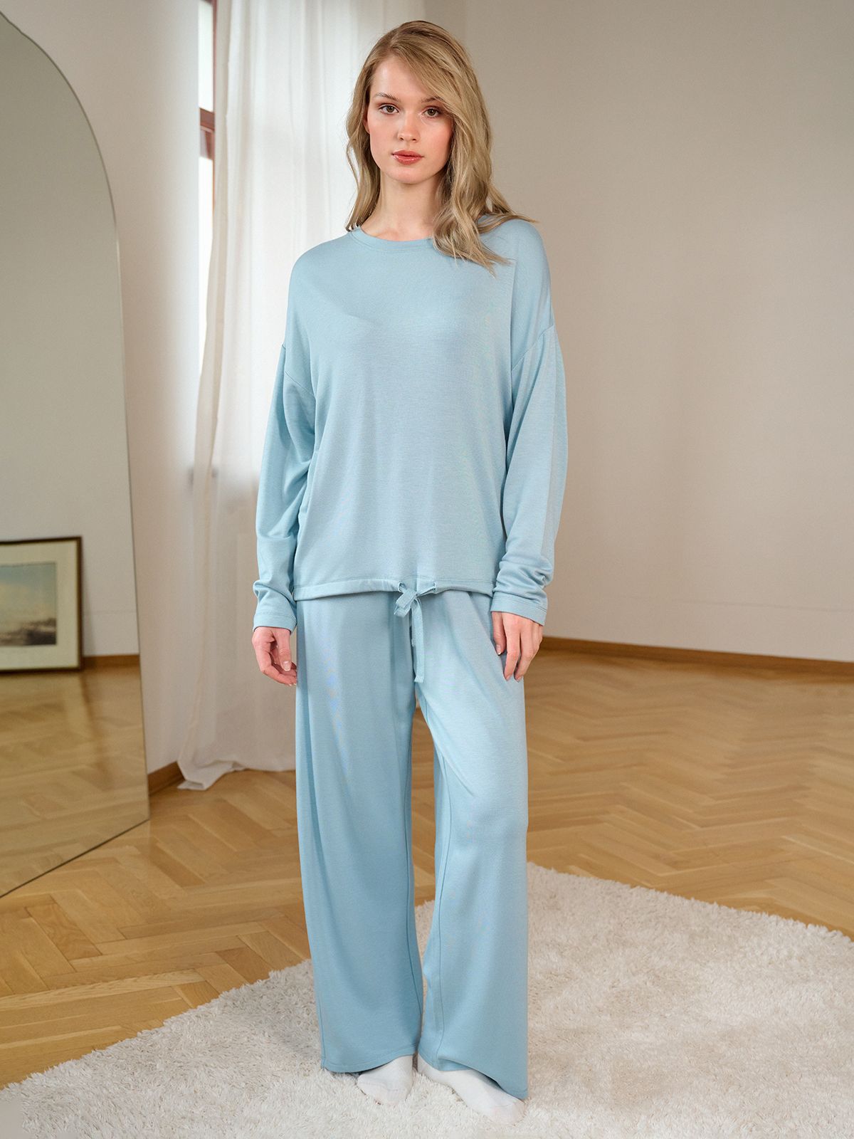  5109tcc женская пижама (дл.рукав+брюки), 5109TCC