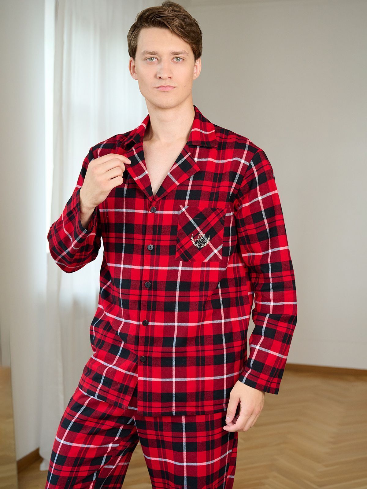  5023pcc мужская пижама (дл.рукав+брюки), 5023PCC