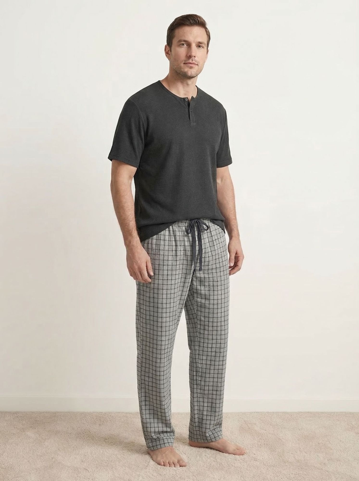  мужская пижама (дл.рукав+брюки) (арт. 5022pbc-5011pbc), 