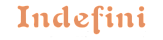 Indefini